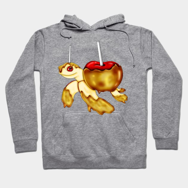 Caramel apple turtle Hoodie by Hooked on